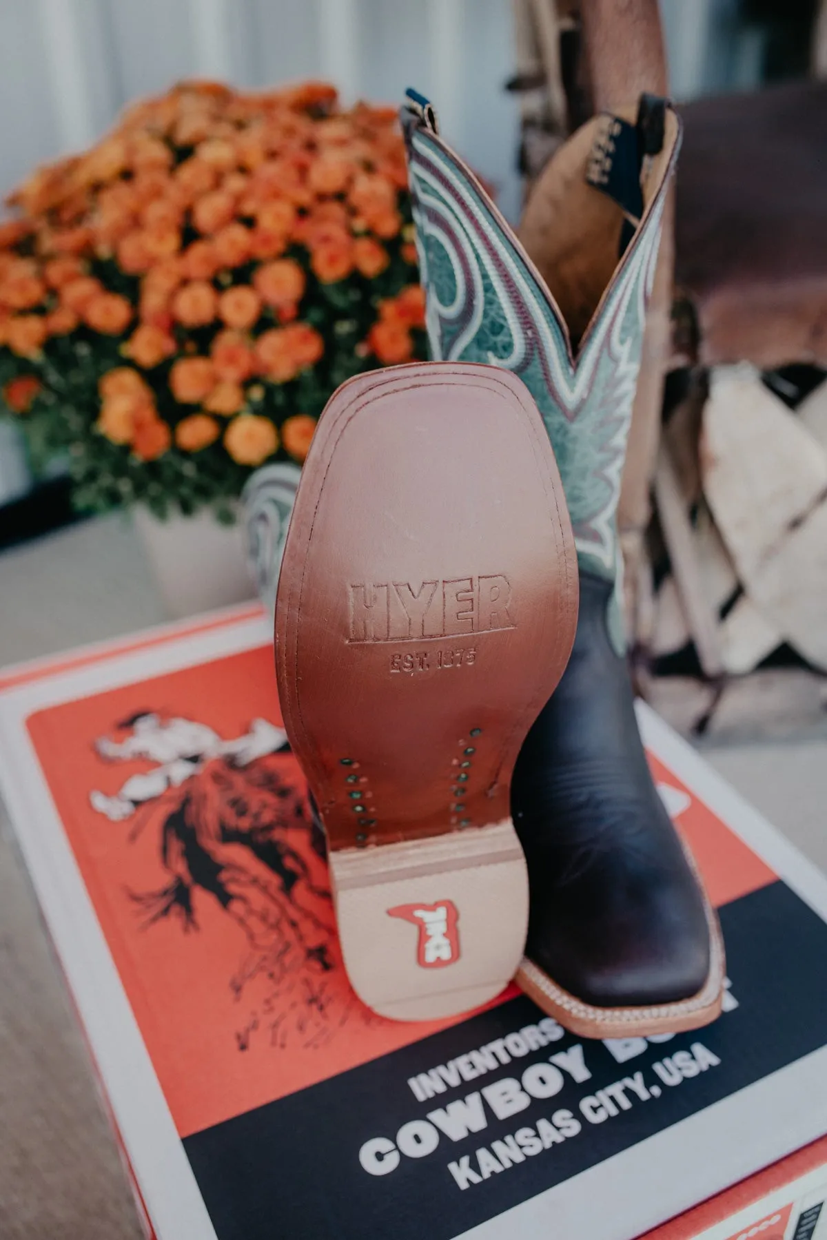 13" Hyer Men's Codell Chocolate Boots (Sizes 9-13, D/EE Widths)