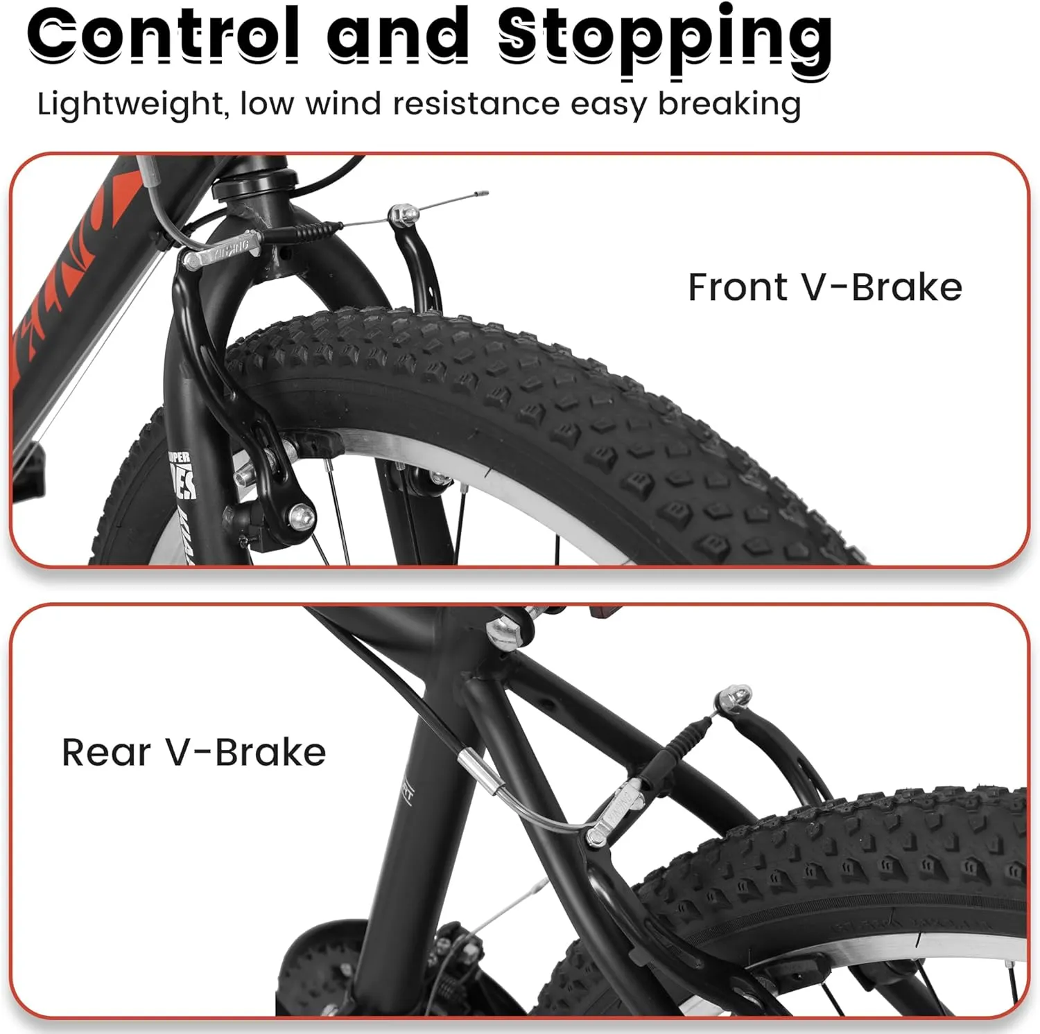 24 Inch Mountain Bike Boys Girls, Dual Full Suspension Children Bicycle to School, 21-Speed Kids Bike for 10  Years Old, Gift for Your Kids.