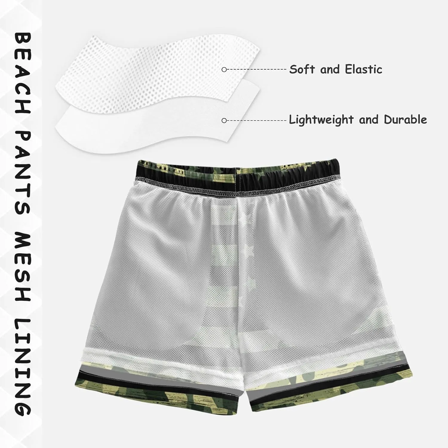 Aflyko Boys' Board Shorts Toddler Swim Trunk Girls Beach Swimwear Bathing Suit