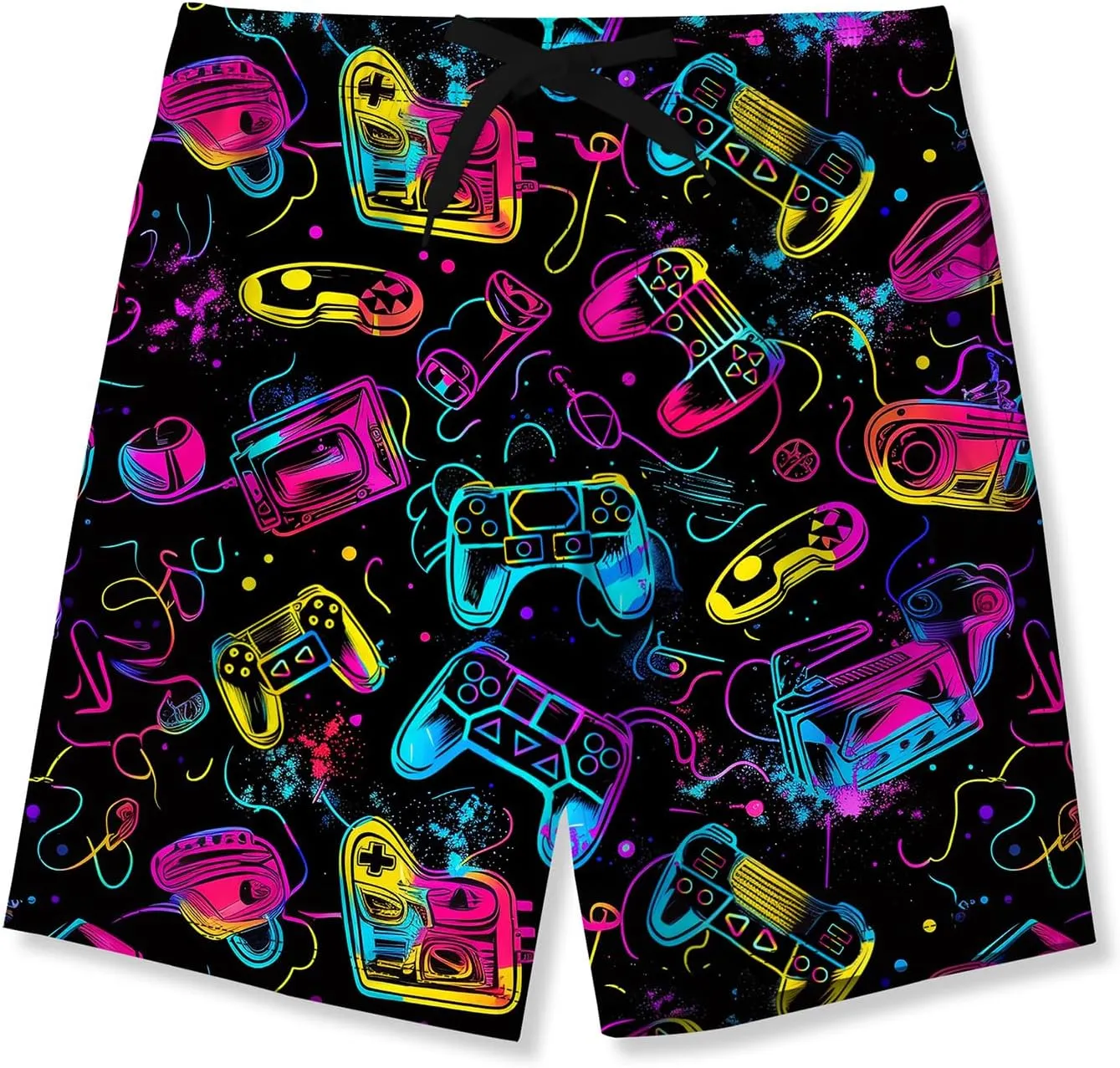 ALISISTER Boys Swim Trunks with Compression Liner with Pockets Bathing Suit 2-20 Years Old