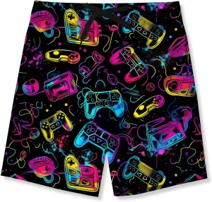 ALISISTER Boys Swim Trunks with Compression Liner with Pockets Bathing Suit 2-20 Years Old