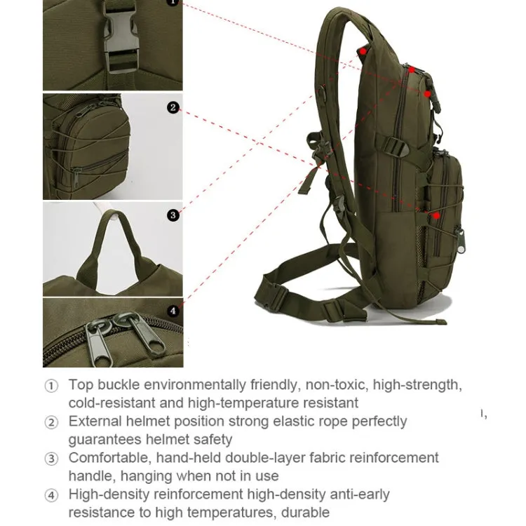 B10 006 Outdoor Waterproof Oxford Cloth Portable Cycling Backpack, Size: Free size(Brown)