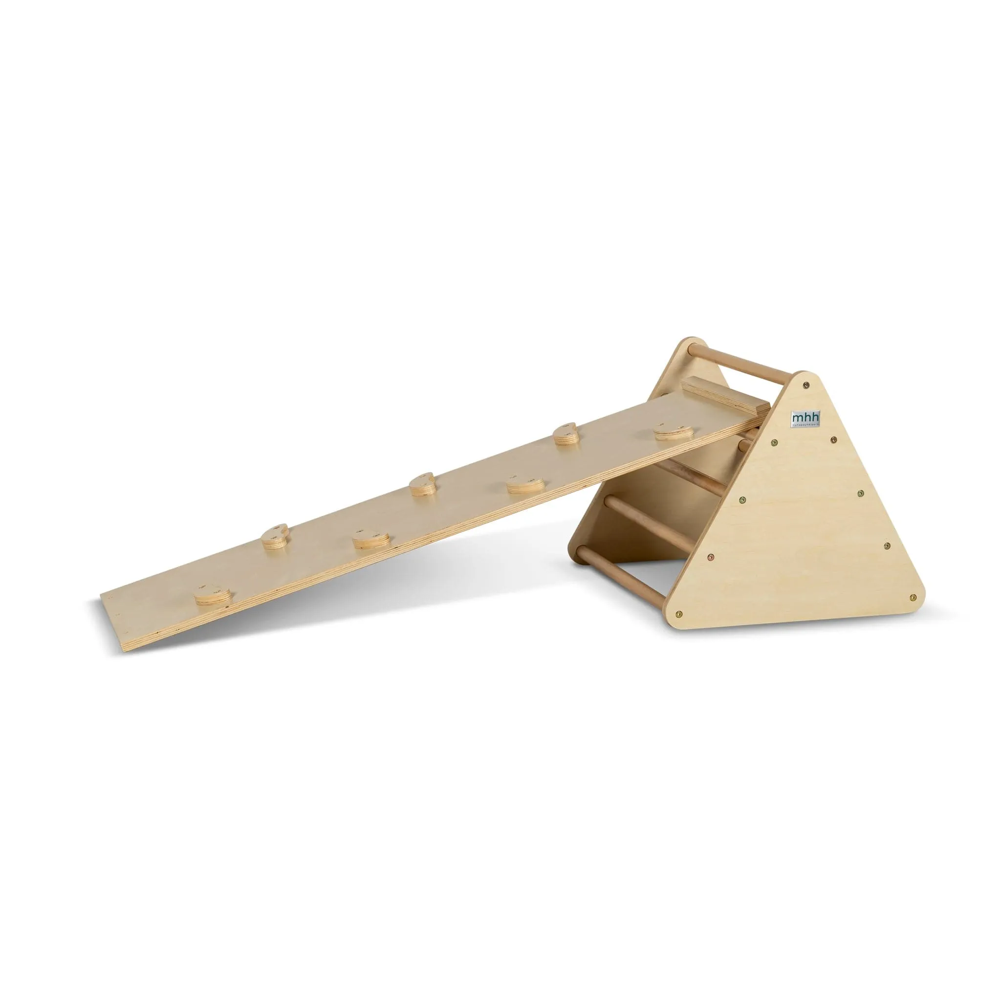 Baby Indoor Pikler Play Set - Varnished Rock Wall
