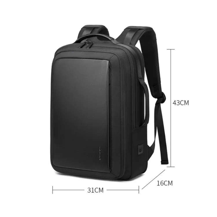 BANGE BG-S56 Waterproof Men'S Travel Backpack Large-Capacity Business Computer Backpack(Black)