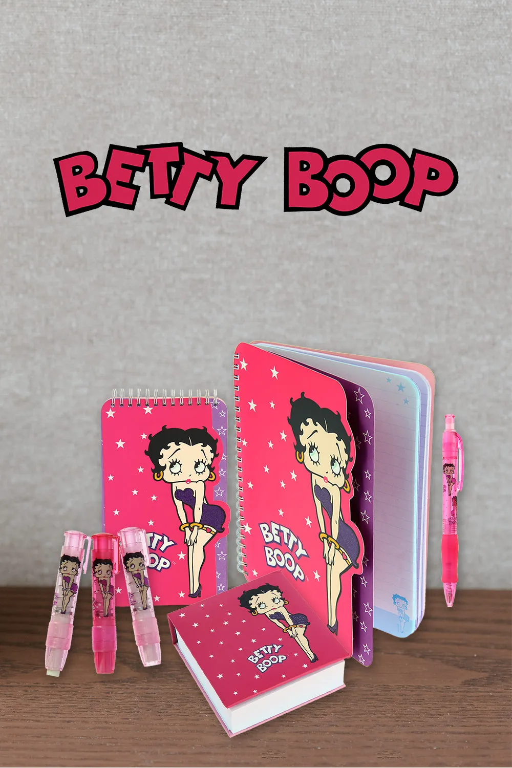 Betty Boop Star Stuck Writing Stationery Gift Set