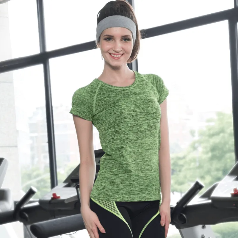 Breathable Women's Short Sleeves T-Shirt / Female Quick Dry Sportswear - SF0014