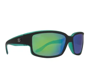 Calcutta Blackjack Black Frames - Blue Mirror Lens - Polarized Sunglasses