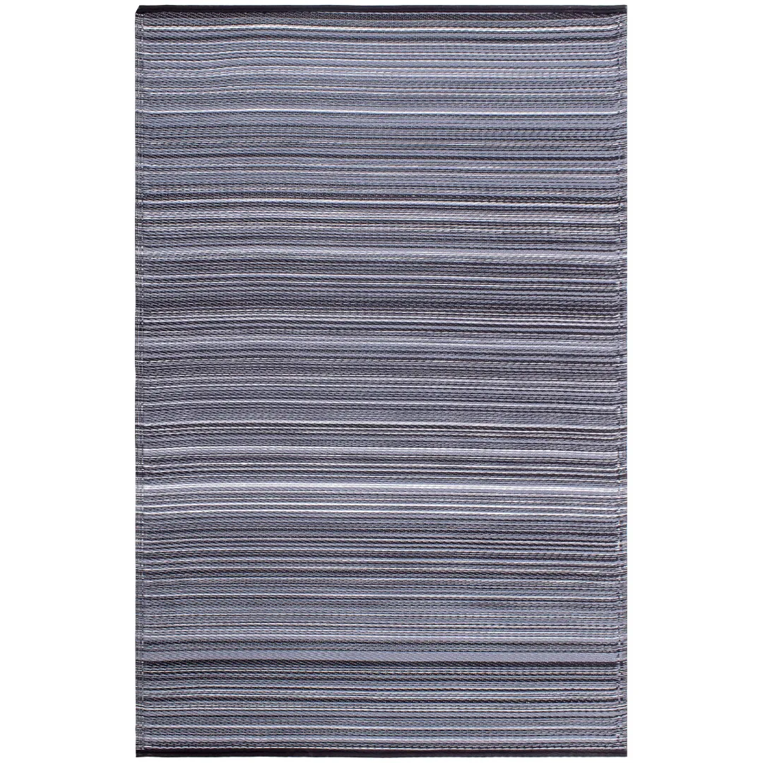 Cancun Midnight Modern Reversible Outdoor Area Rug