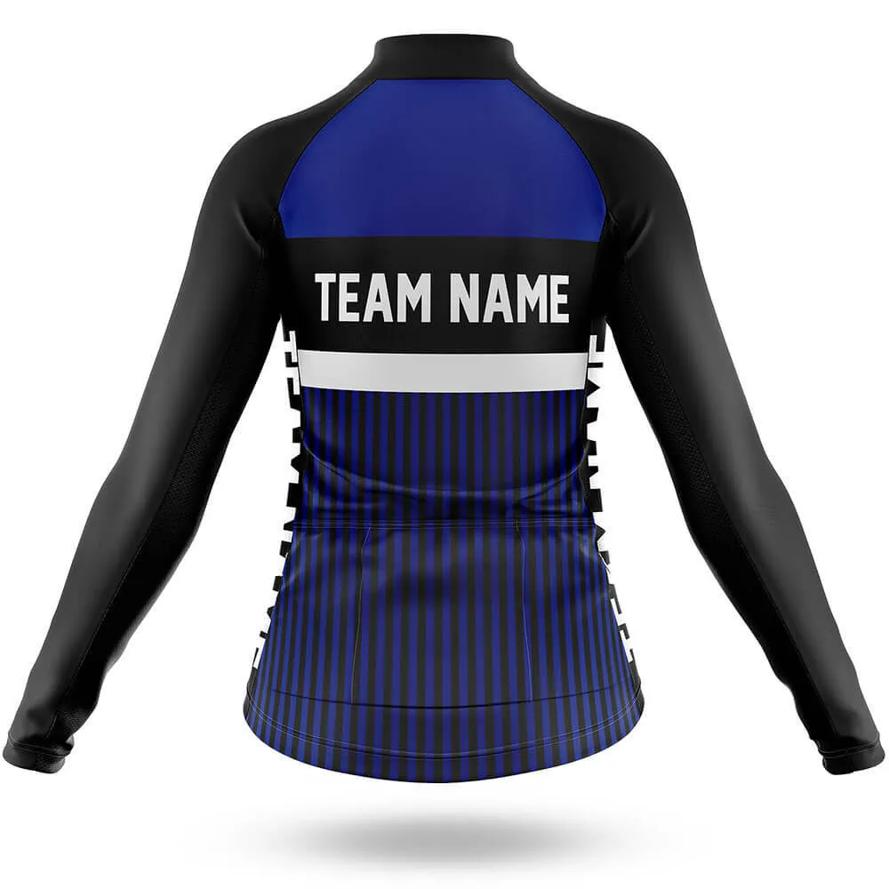Custom Team Name M6 Navy - Women's Cycling Kit