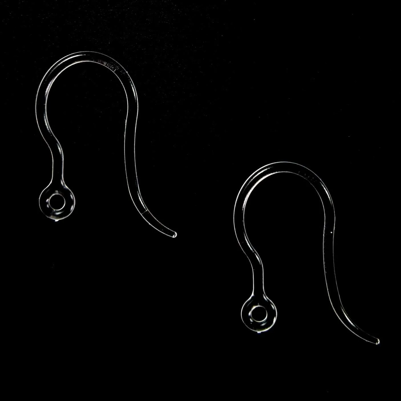 Heishi Bead Hoop Dangles Hypoallergenic Earrings for Sensitive Ears Made with Plastic Posts