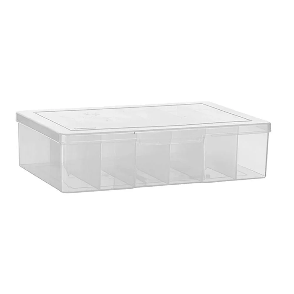 Large 6 Compartment Storage Box