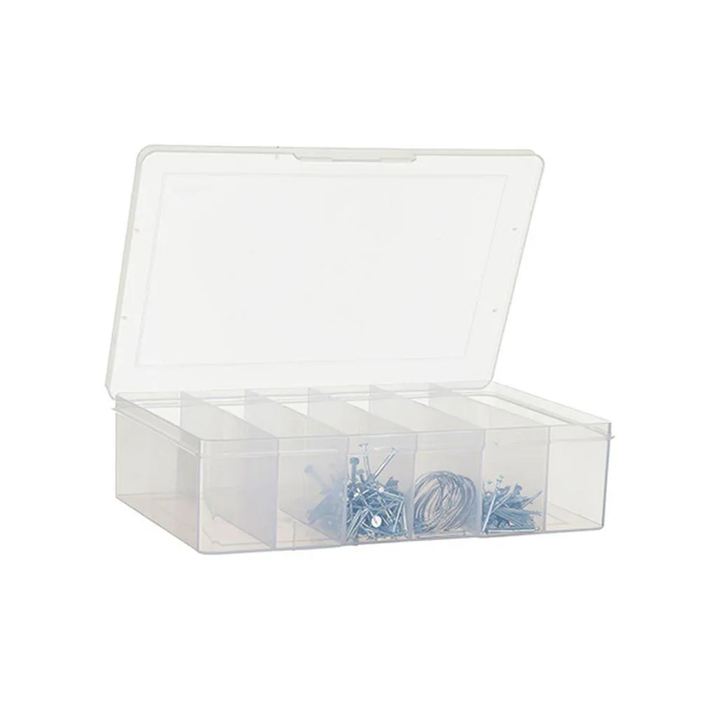 Large 6 Compartment Storage Box