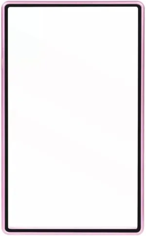 Metal PSA Slab Bumper Case UV Resistant- Safeguard Stackable Magnetic Aluminum Metal Case For Graded Cards (Pink)