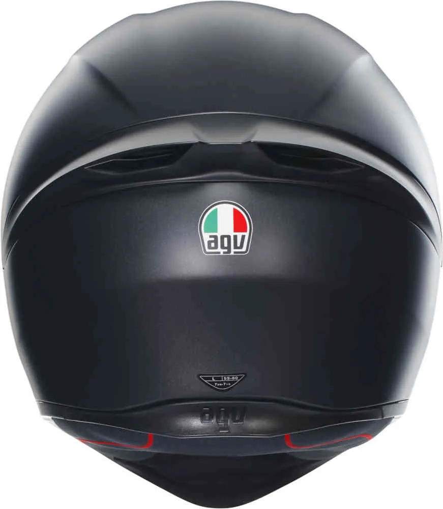 Monohelmet K-1 S AGV, black matt