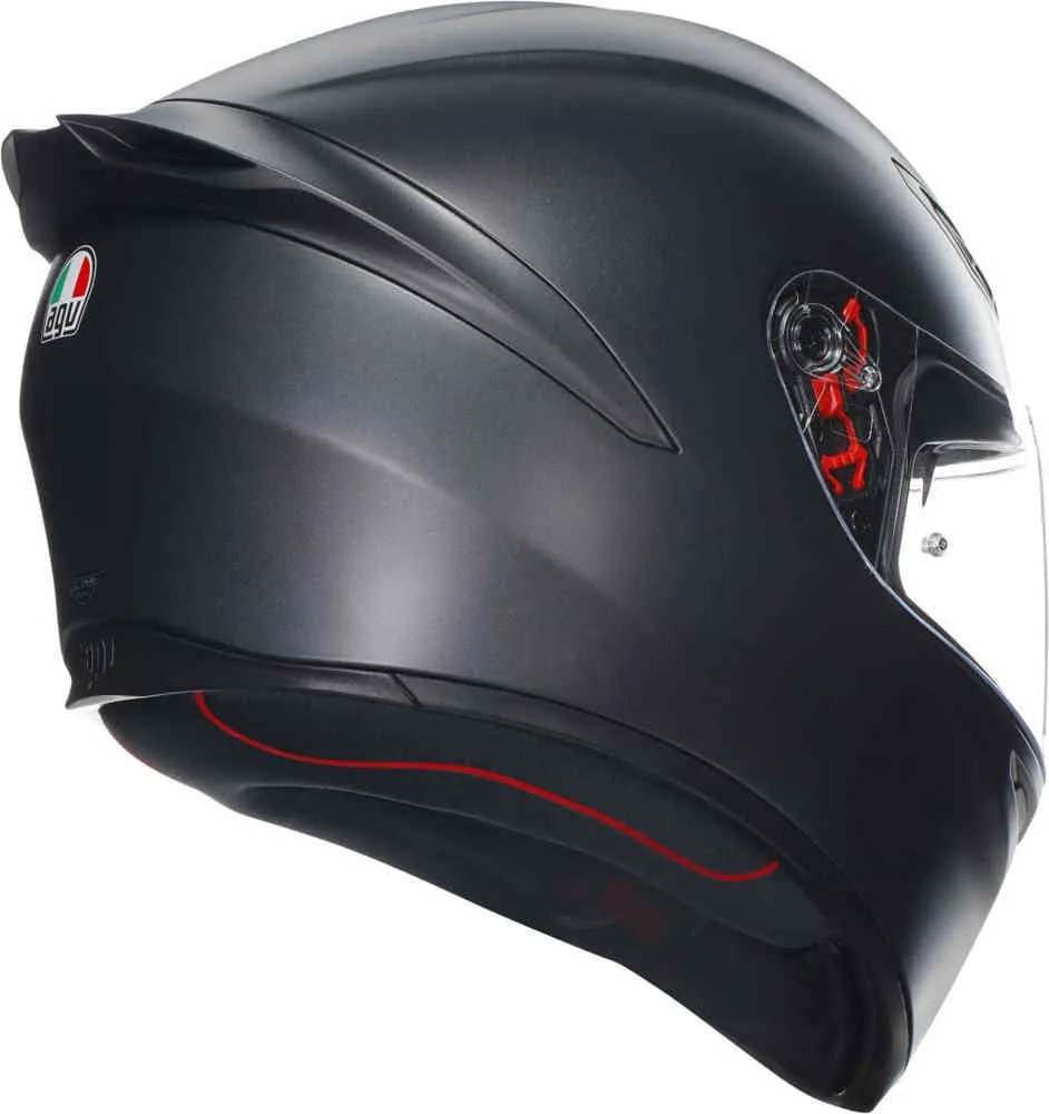 Monohelmet K-1 S AGV, black matt