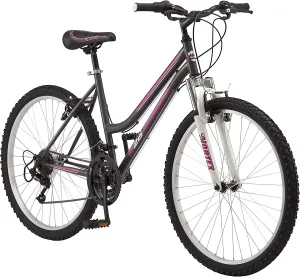 Mountain Sport Bike for Adult Youth Men Women, 24-26-Inch Wheels, 18-Speed Twist Shifters, Linear Pull Brake, Front Suspension, and Steel Frame