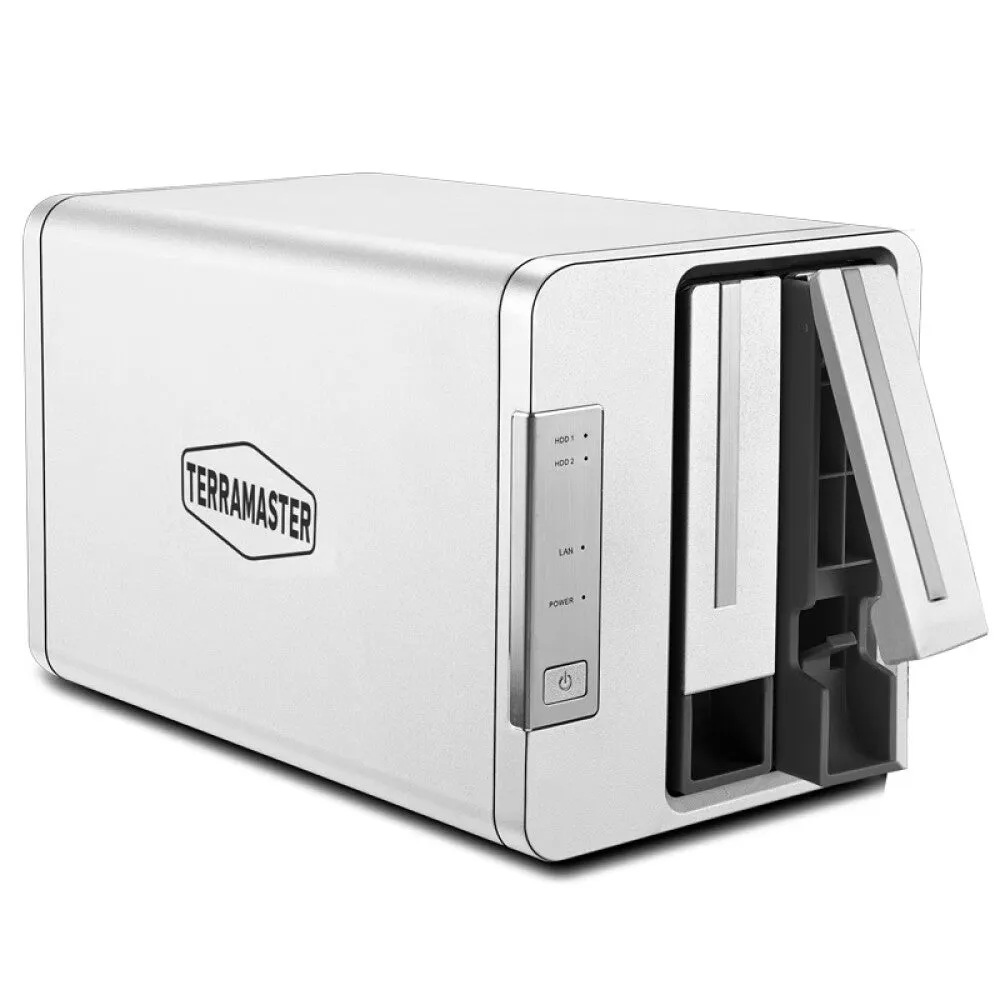 Network storage TerraMaster F2-423 with 2 compartments