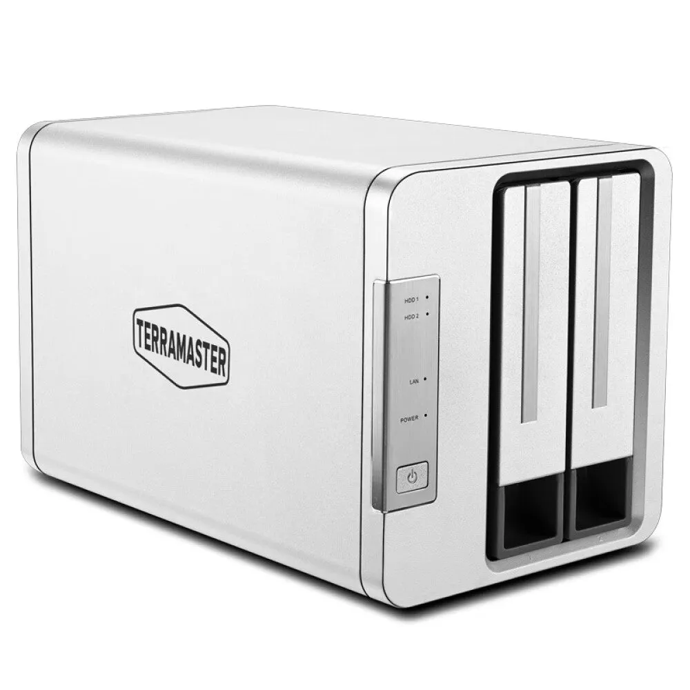 Network storage TerraMaster F2-423 with 2 compartments