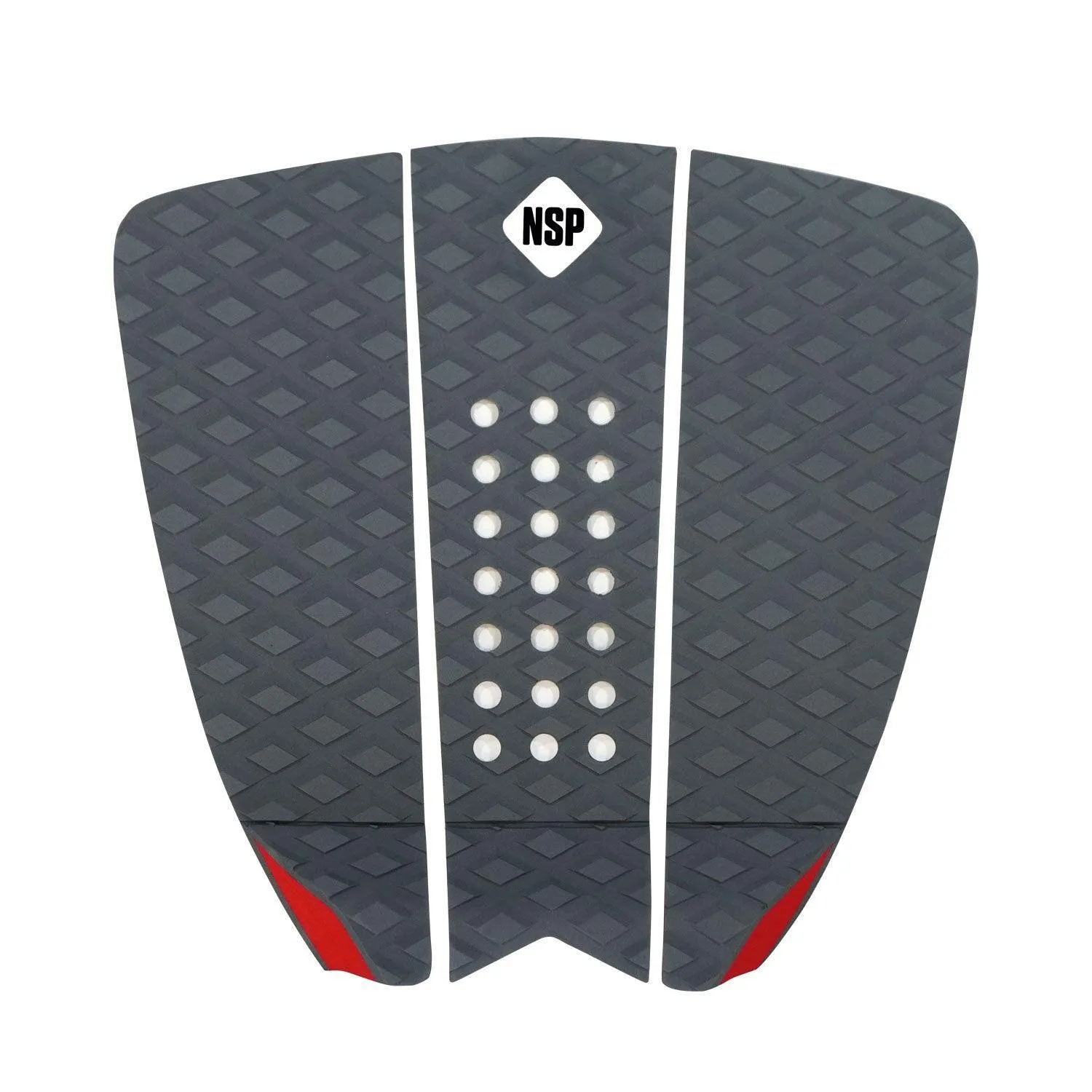 NSP 3 Piece Recycled Traction Tail Pad Charcoal