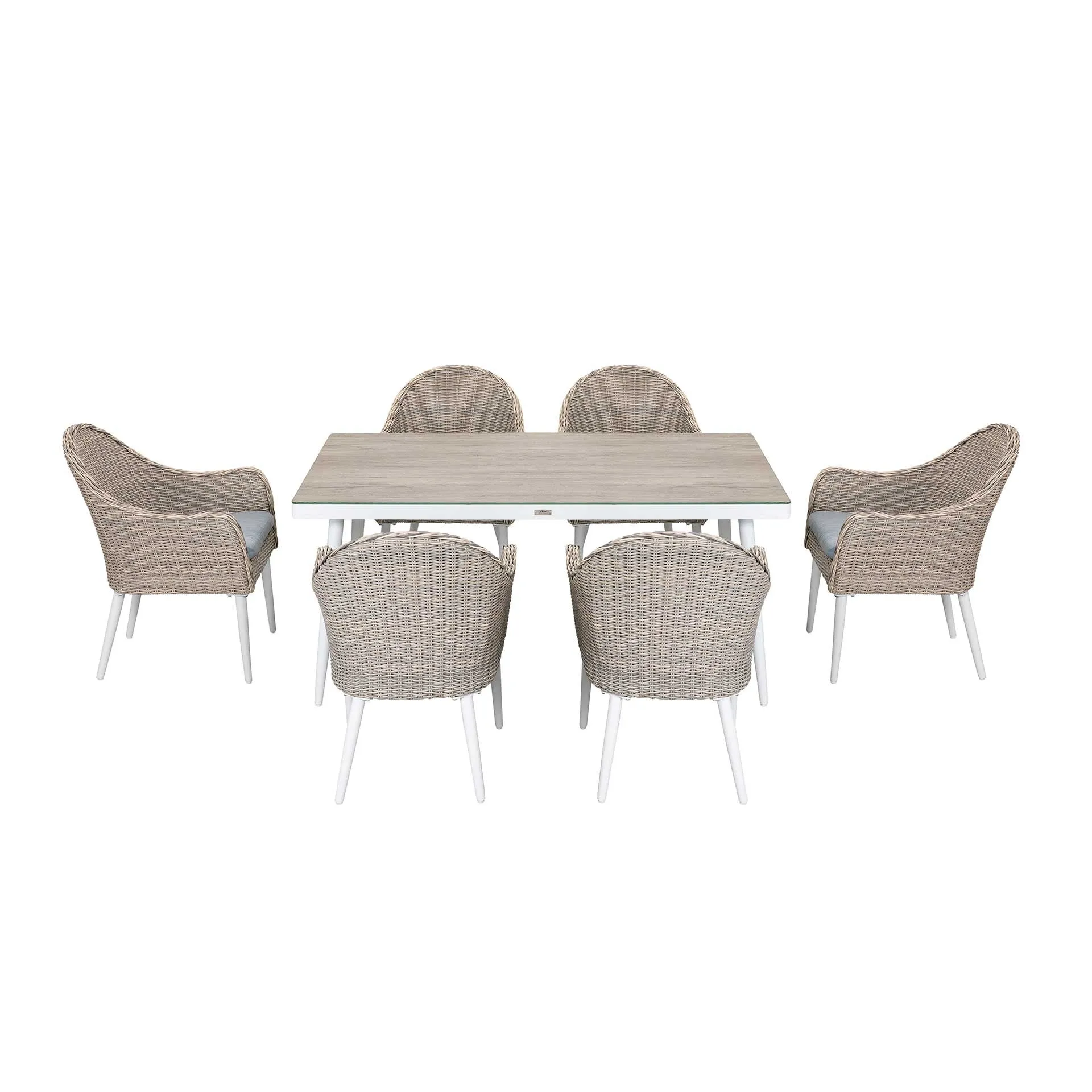 Patio Time Allux 7-Piece Wicker Dining Set