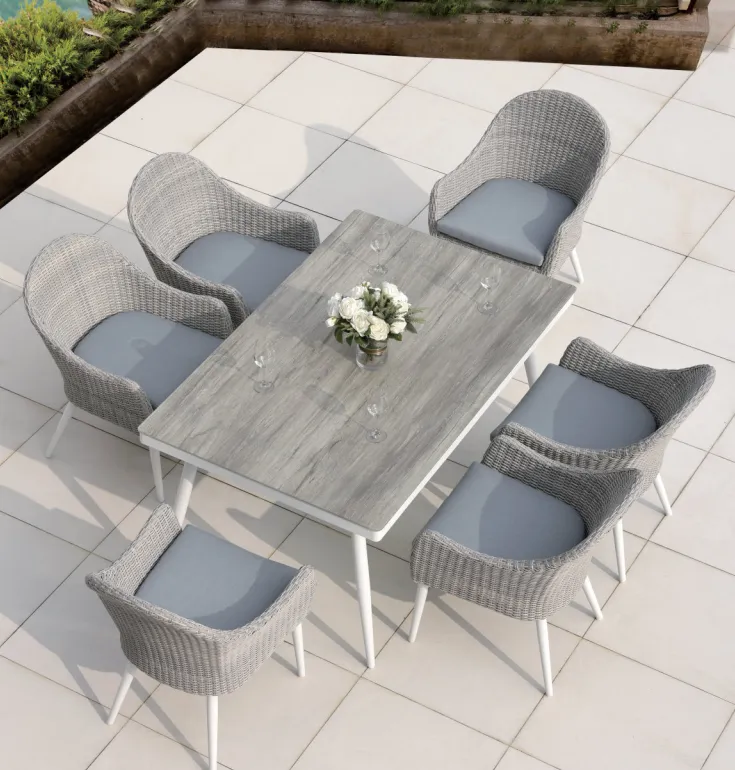 Patio Time Allux 7-Piece Wicker Dining Set