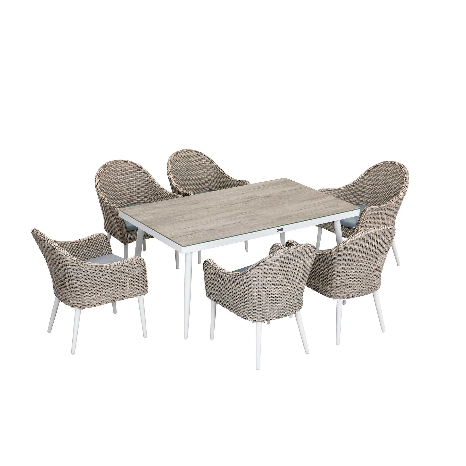 Patio Time Allux 7-Piece Wicker Dining Set
