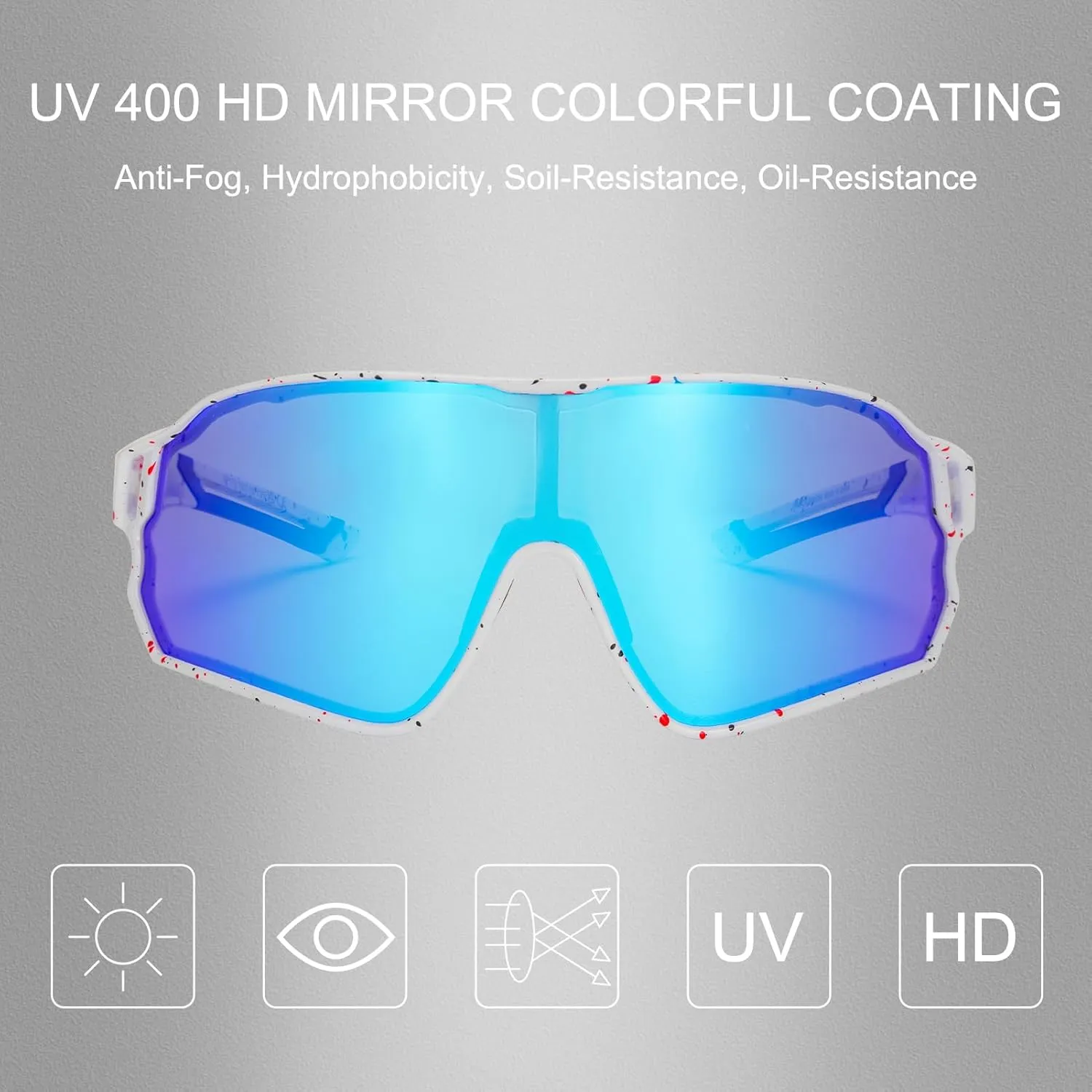 ROCKBROS Polarized Sunglasses UV Protection for Women Men Cycling Sunglasses