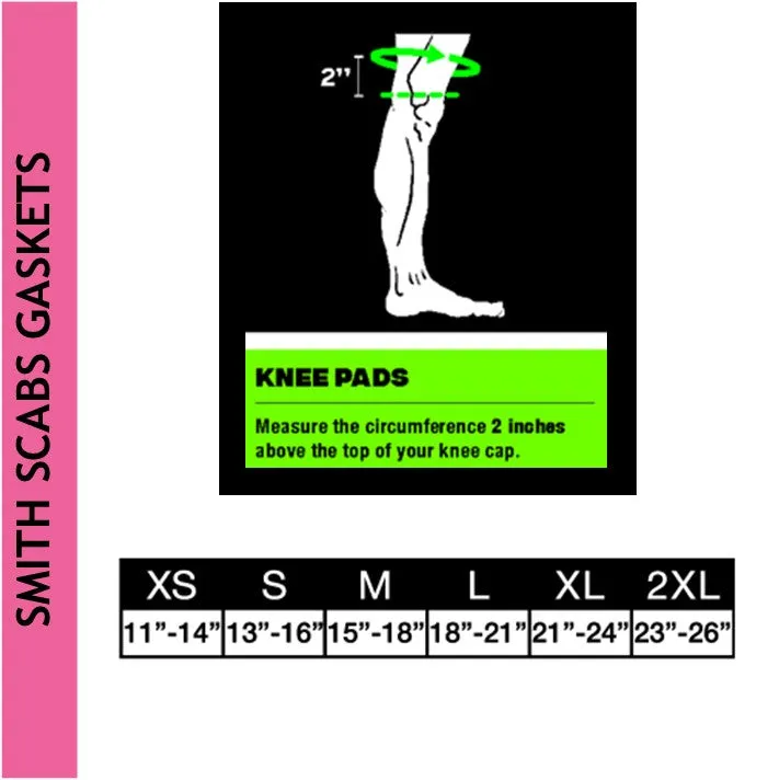 Smiths Knee Gaskets Blue