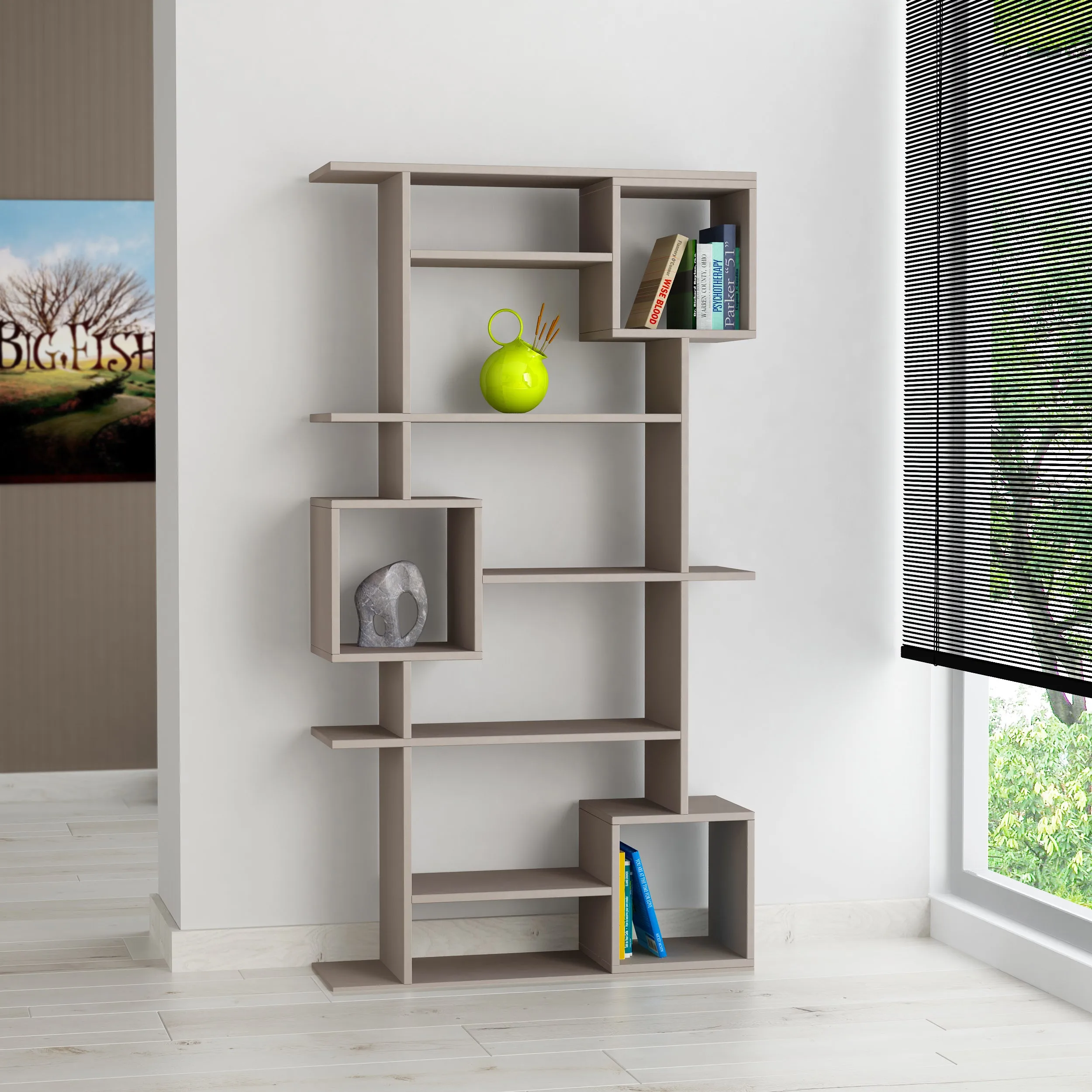 Soto Modern Bookcase Display Unit Tall 173cm