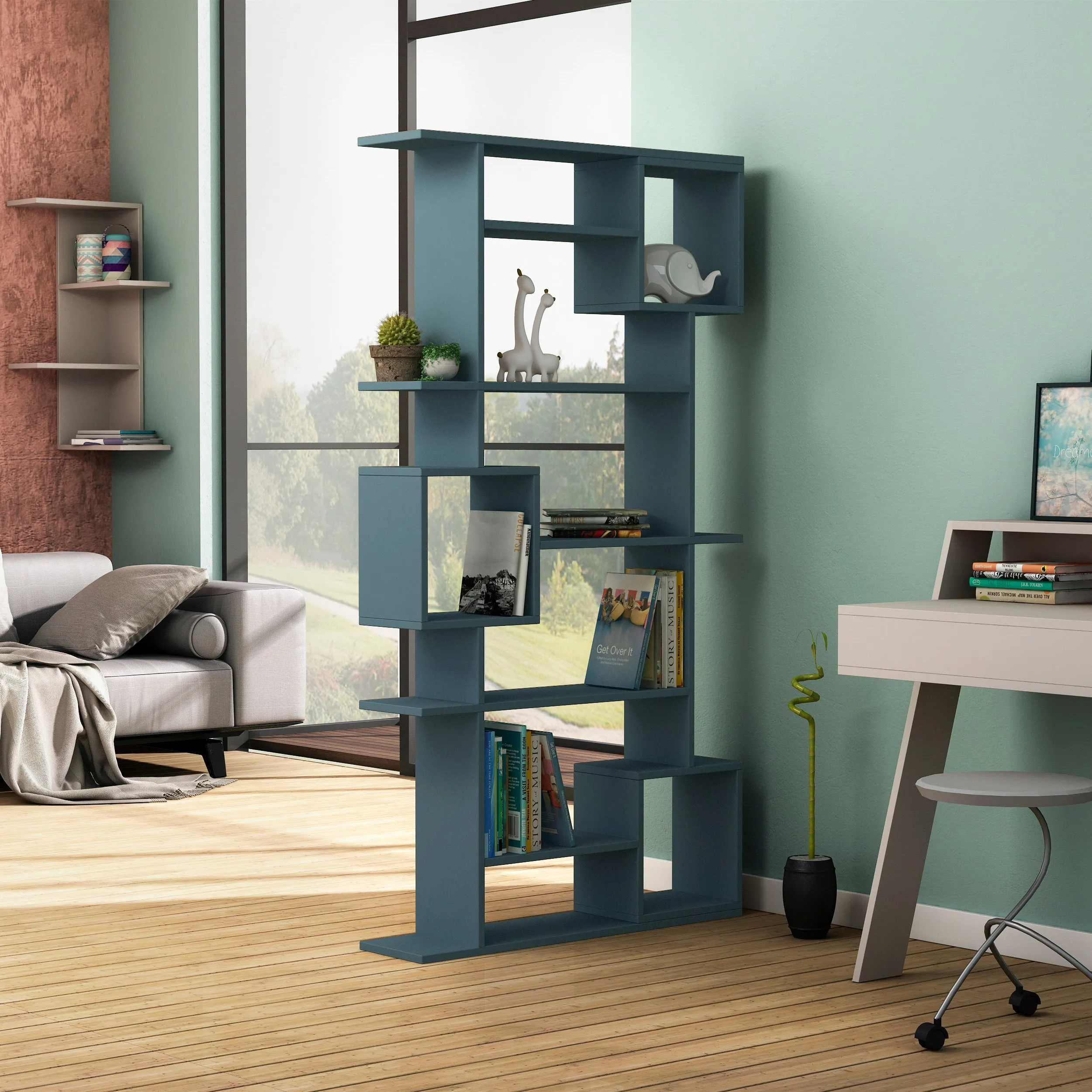Soto Modern Bookcase Display Unit Tall 173cm
