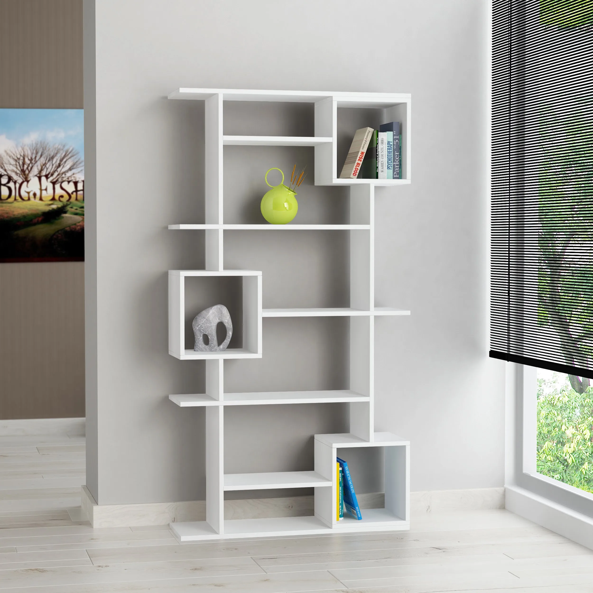 Soto Modern Bookcase Display Unit Tall 173cm