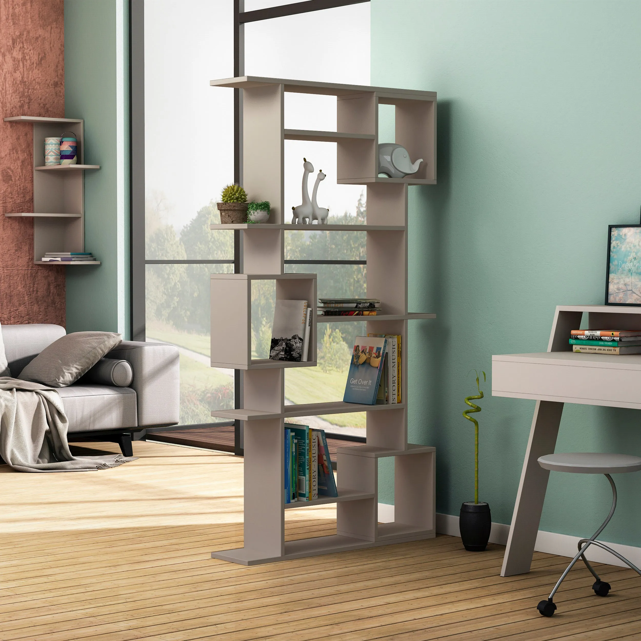Soto Modern Bookcase Display Unit Tall 173cm