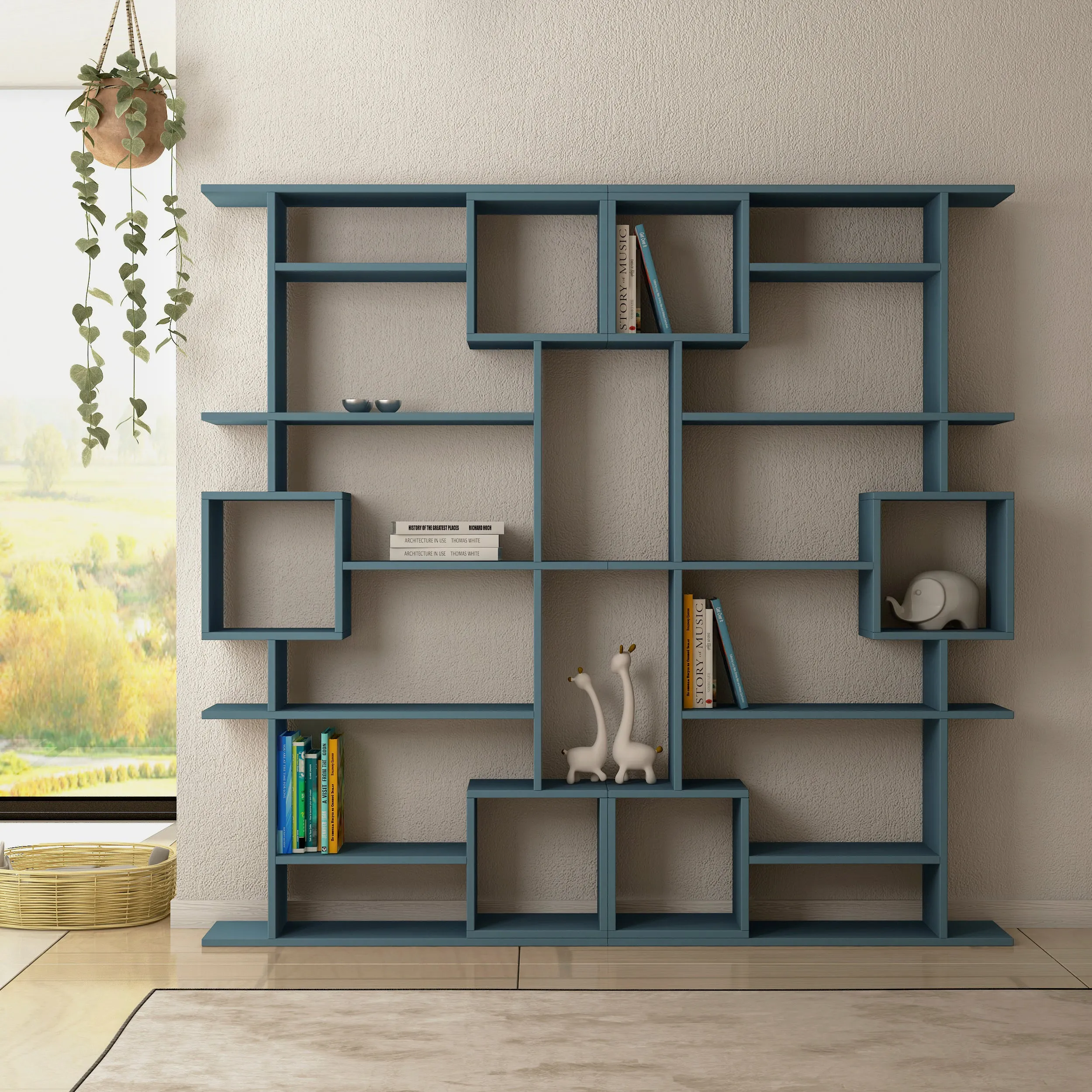 Soto Modern Bookcase Display Unit Tall 173cm