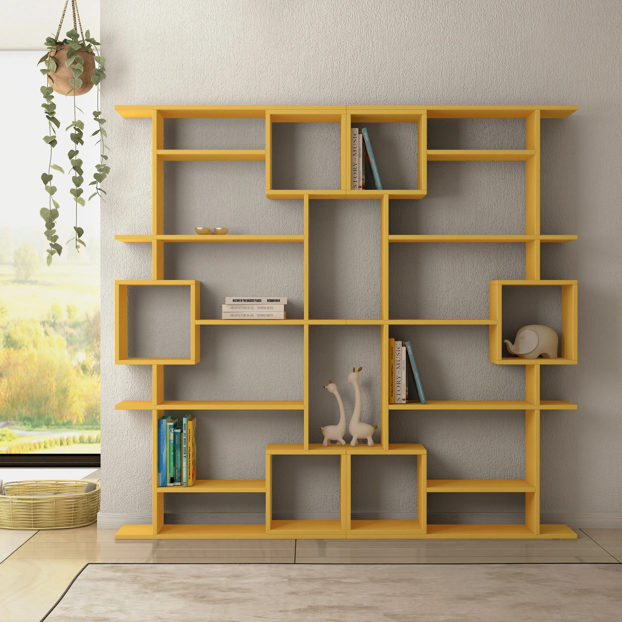 Soto Modern Bookcase Display Unit Tall 173cm
