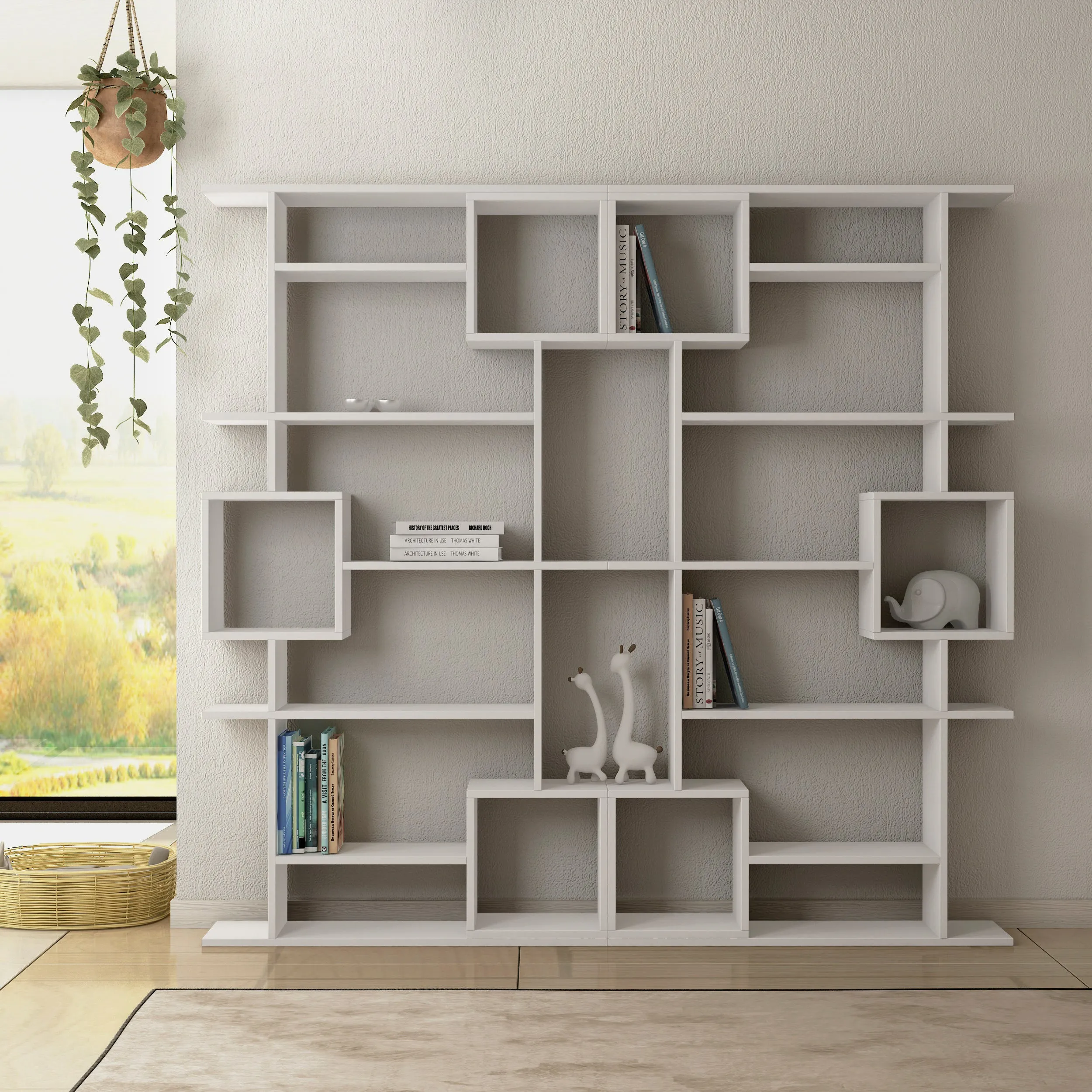 Soto Modern Bookcase Display Unit Tall 173cm