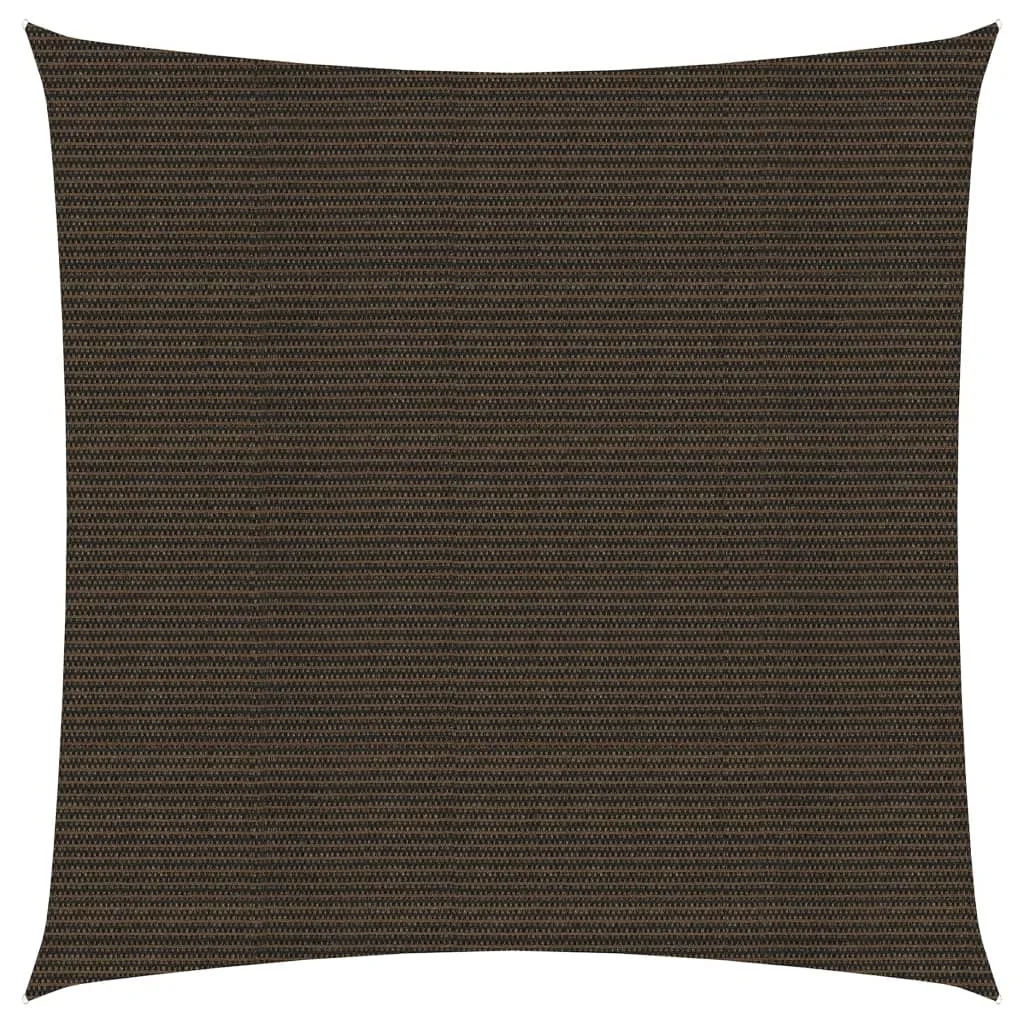 Sunshade Sail 160 g/m² Brown 2.5x2.5 m HDPE