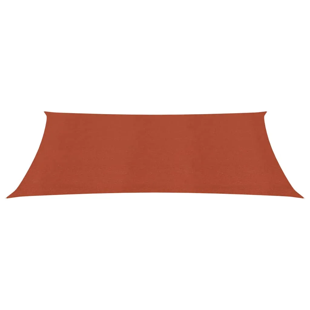 Sunshade Sail 160 g/m² Terracotta 3x4.5 m HDPE