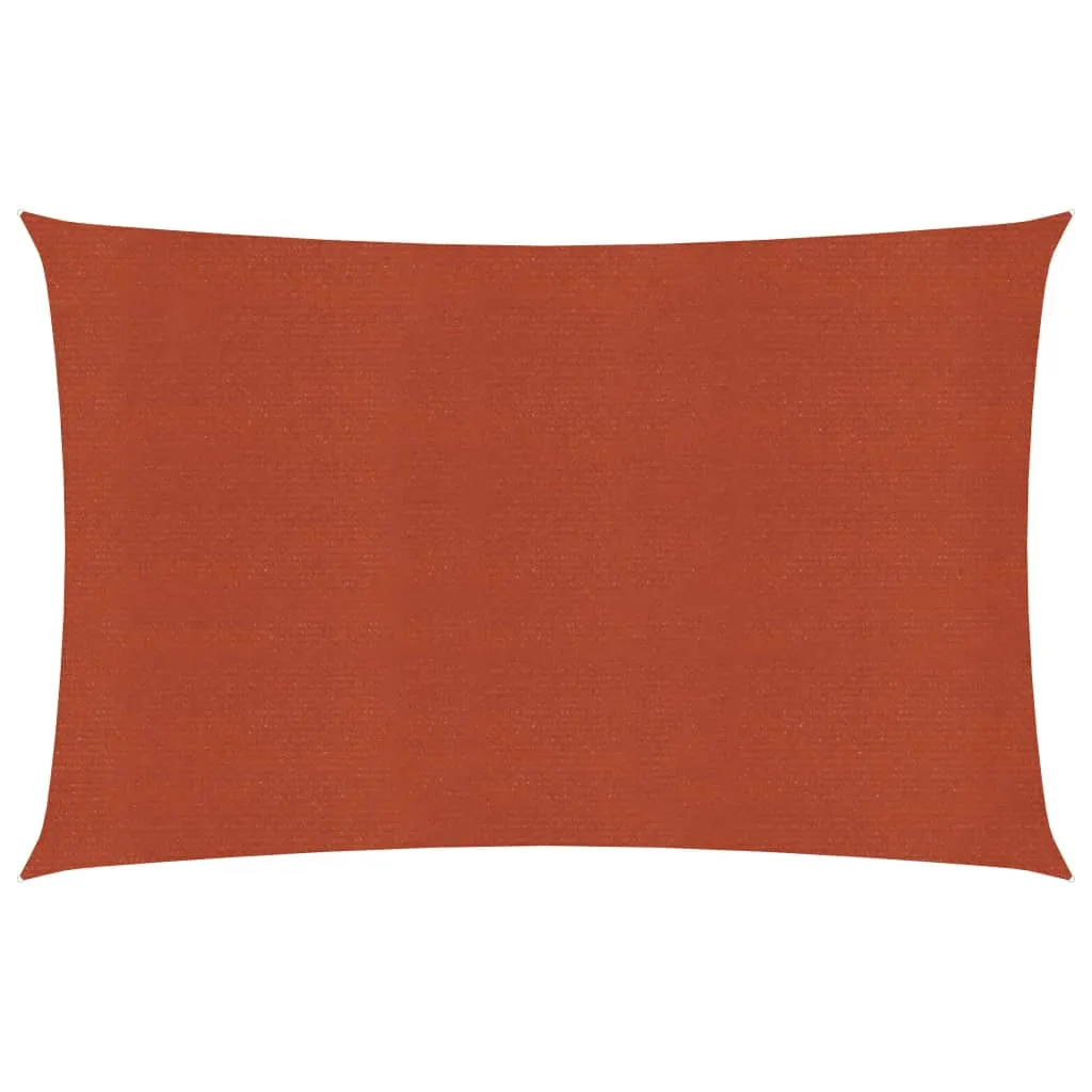 Sunshade Sail 160 g/m² Terracotta 3x4.5 m HDPE