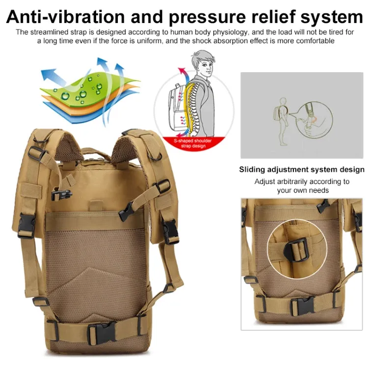Unisex Outdoor Backpack Camping Hiking Rucksacks Bag(Digital Camo)