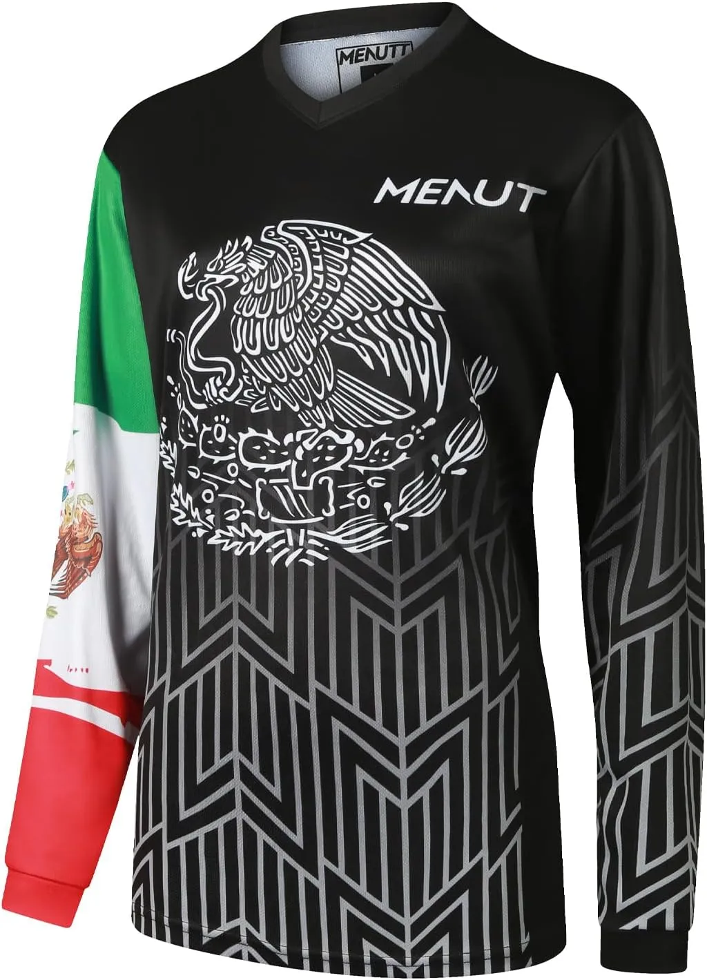 Women Mountain Bike Shirts Long Sleeve Mexico MTB Off-Road Motocross Jersey Quick Dry&Moisture-Wicking