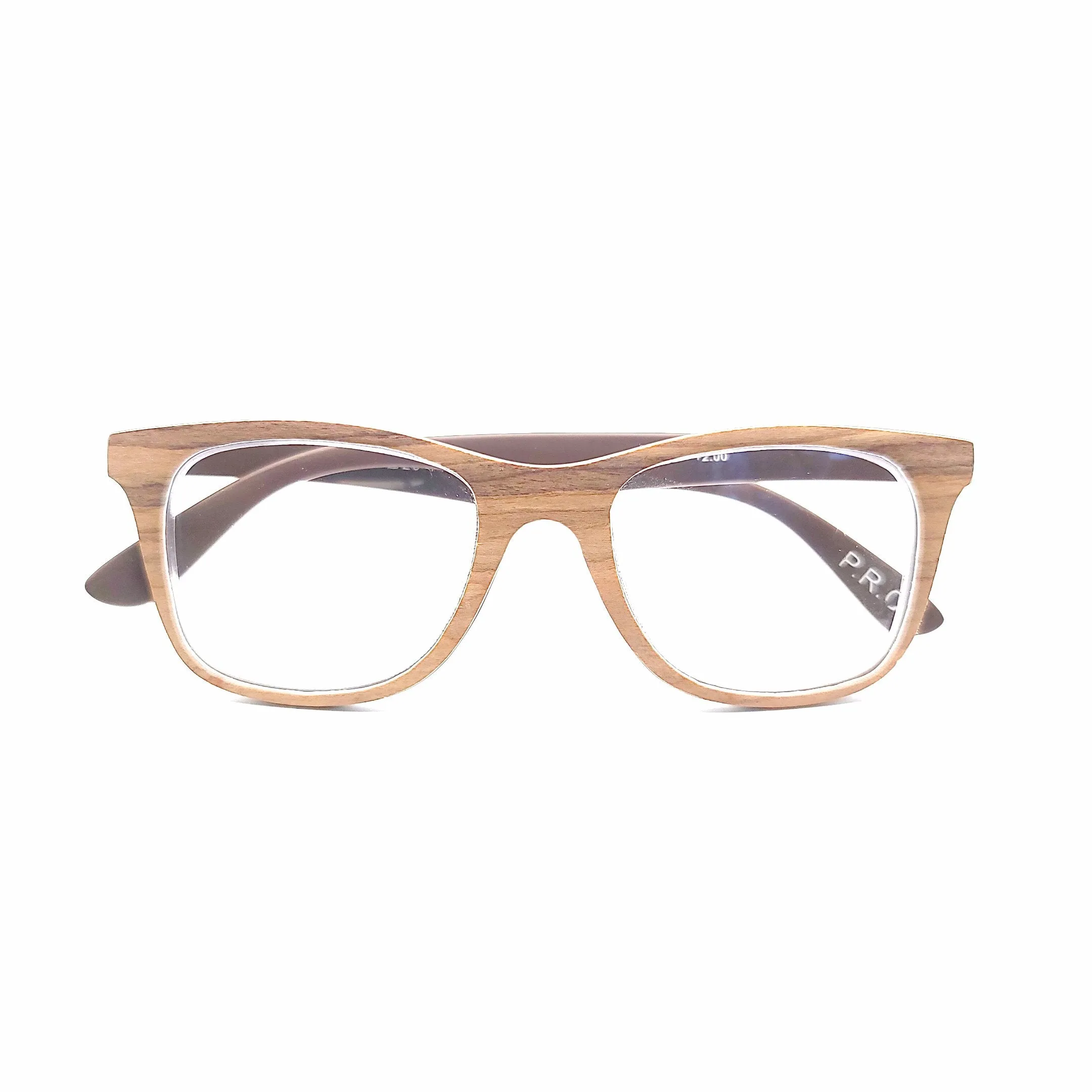 Wooden Multifocal Progressive Blue Blocking Reading Glasses